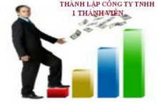 Thành lập Công ty TNHH MTV – Chủ sở hữu là tổ chức