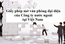 Thành lập văn phòng đại diện tại Việt Nam