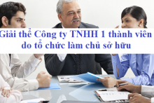 Giải thể Công ty TNHH 1 thành viên Do tổ chức làm chủ sở hữu