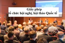 Giấy phép tổ chức hội nghị, hội thảo Quốc tế