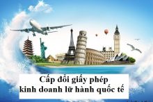 Cấp đổi giấy phép kinh doanh lữ hành quốc tế