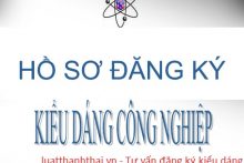 Đăng ký kiểu dáng công nghiệp