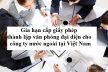 Gia hạn giấy phép thành lập văn phòng đại diện nước ngoài