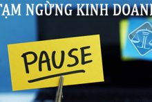 Tạm ngừng hoạt động kinh doanh của Công ty TNHH 1 thành viên do tổ chức làm chủ sở hữu