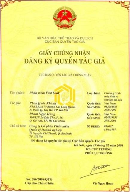 đăng ký bản quyền tác giả