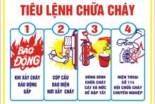 Nội quy phòng cháy chữa cháy trong Công ty
