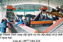 Điều kiện để được cấp giấy phép xử lý chất thải nguy hại