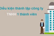 Điều kiện thành lập công ty TNHH một thành viên