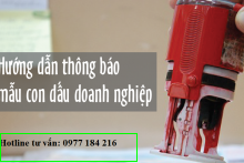 Hướng dẫn sử dụng mẫu con dấu của doanh nghiệp