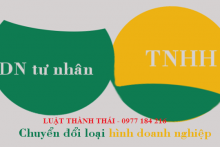 Một số lưu ý khi chuyển đổi doanh nghiệp tư nhân thành công ty TNHH.
