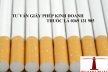 Điều kiện và thủ tục xin cấp Giấy phép phân phối thuốc lá như thế nào?