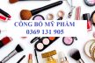 Thủ tục cấp Giấy chứng nhận đủ điều kiện sản xuất mỹ phẩm