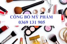 Thủ tục cấp Giấy chứng nhận đủ điều kiện sản xuất mỹ phẩm