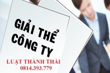 Tư vấn giải thể doanh nghiệp trọn gói tại quận Thanh Xuân