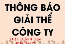 Dịch vụ giải thể doanh nghiệp nhanh chóng giá rẻ tại huyện Đông Anh