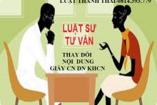 Tư vấn thay đổi nội dung giấy chứng nhận doanh nghiệp khoa học công nghệ tại Hà Nội