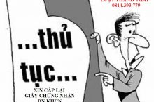 Thủ tục cấp lại giấy chứng nhận doanh nghiệp khoa học công nghệ