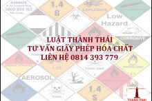 Thủ tục cấp điều chỉnh giấy phép sản xuất hóa chất Bảng 1