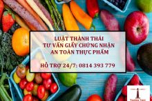 Dịch vụ trọn gói xin Giấy chứng nhận An toàn thực phẩm – Tư vấn Luật L&K