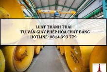 Cấp giấy phép sản xuất hóa chất bảng 2, bảng 3