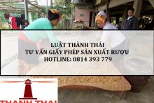 Có được phép nấu rượu thủ công tại nhà để bán không?