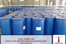 Thủ tục điều chỉnh giấy chứng nhận kinh doanh hóa chất có điều kiện trong lĩnh vực công nghiệp