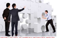 Hồ sơ thành lập công ty TNHH hai thành viên trở lên