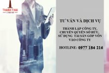 Khai lệ phí trước bạ khi chuyển quyền sở hữu, sử dụng tài sản góp vốn vào công ty