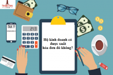 Hộ kinh doanh có xuất hóa đơn đỏ được không?