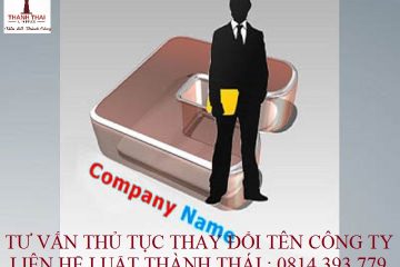 Thủ tục thay đổi tên công ty